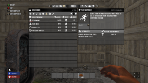 7dtd SCAVENGING/TRADINGのスキルについて