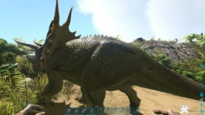 序盤の素材集めがとても楽になるトリケラトプスを簡単にテイムする方法